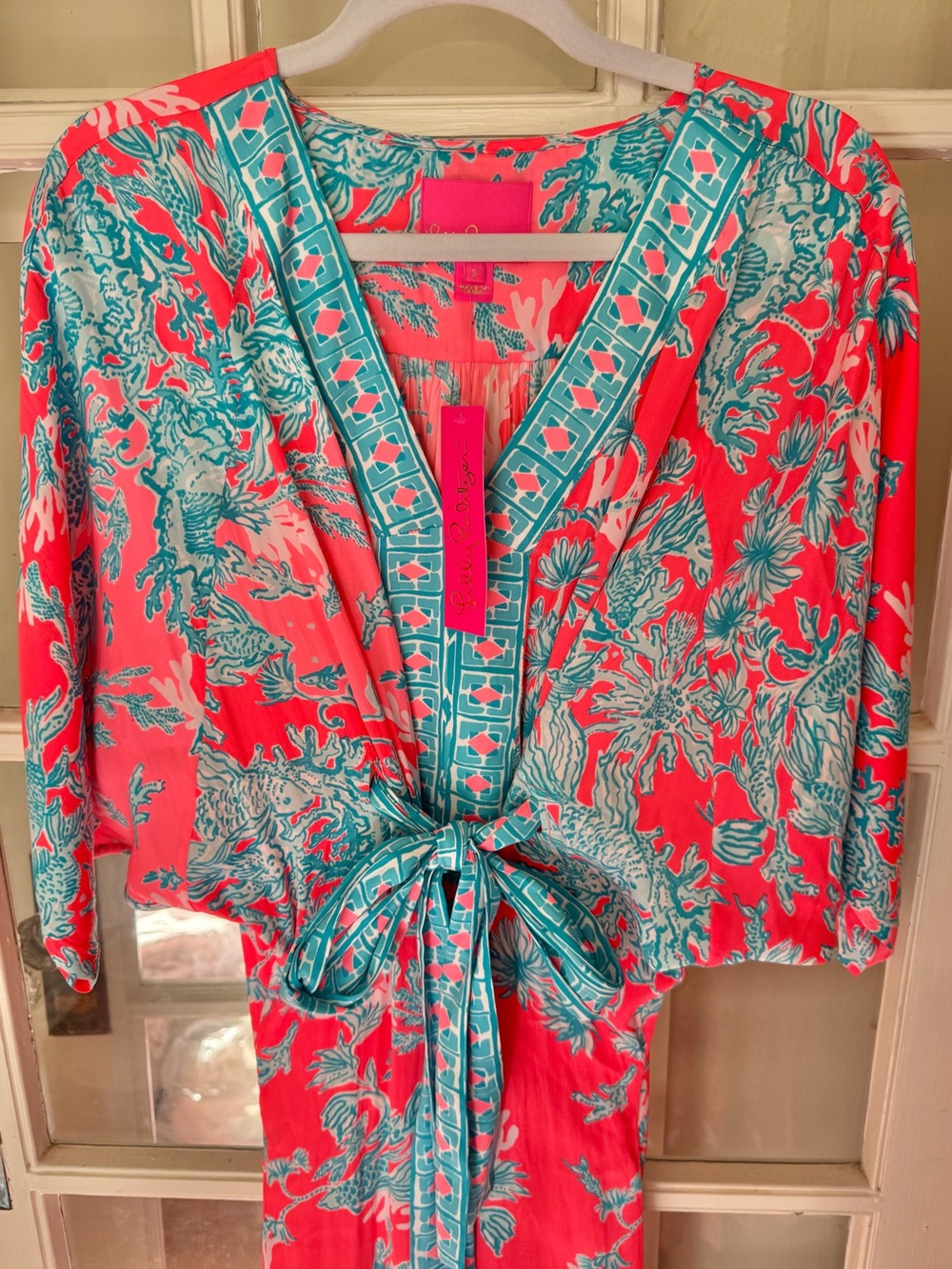 Lilly Pulitzer Carmynn maxi kaftan dress size Small